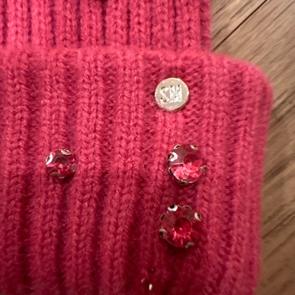 Dark pink Gem winter hat - Picture 2 of 4